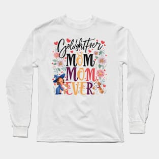 Best Golden Retriever Mom Ever Funny Dog Lover Long Sleeve T-Shirt